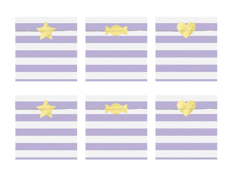 Sacos de Festa Gostoso, lilas 13x14 cm