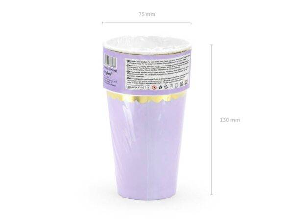 Copos, lilás claro, 220 ml