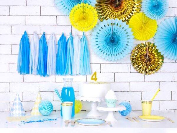 Guardanapos Yummy - Live Laugh Love, azul claro