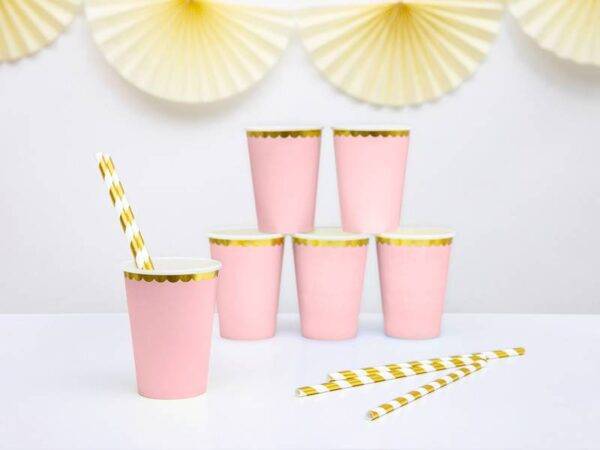 Copos, rosa claro, 220 ml