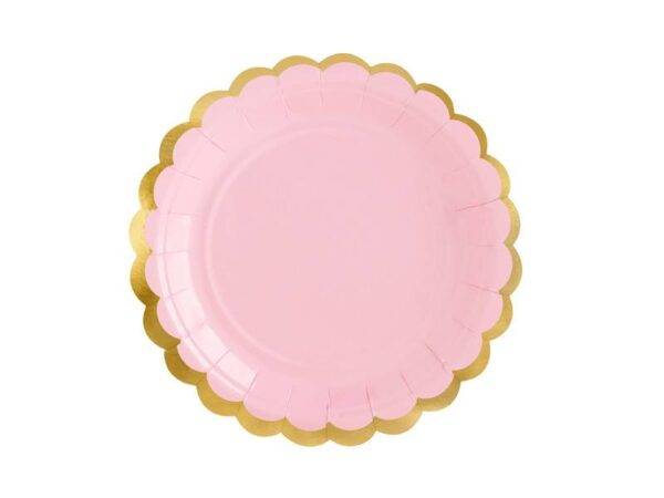 Pratos, rosa claro, 18 cm