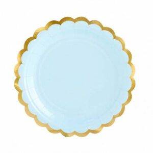 Pratos, azul claro, 18 cm