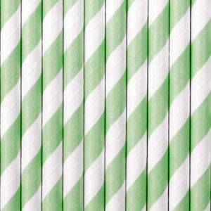 10 PALHINHAS de papel, hortelã