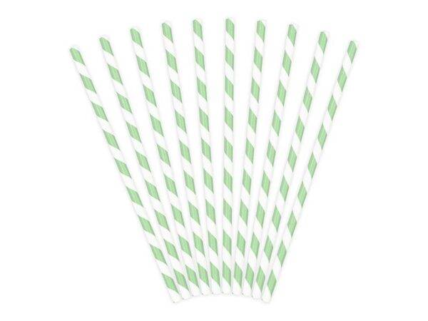 10 PALHINHAS de papel, hortelã