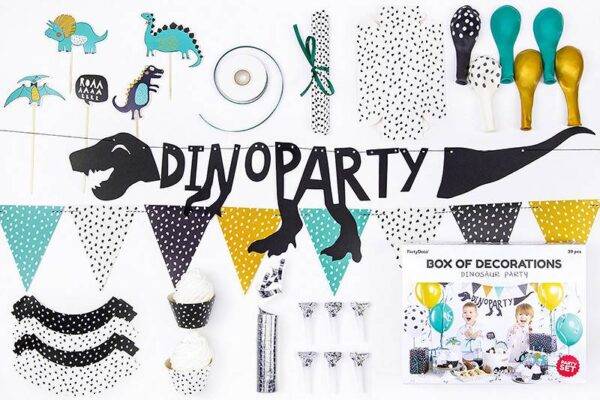 Conjunto de decorações para festas - Dinossauros