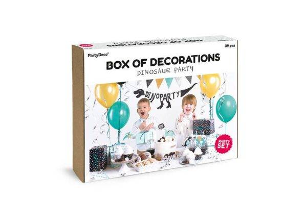 Conjunto de decorações para festas - Dinossauros