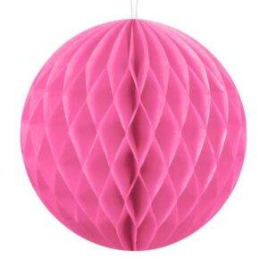 Bola de favo de mel, rosa, 10 cm