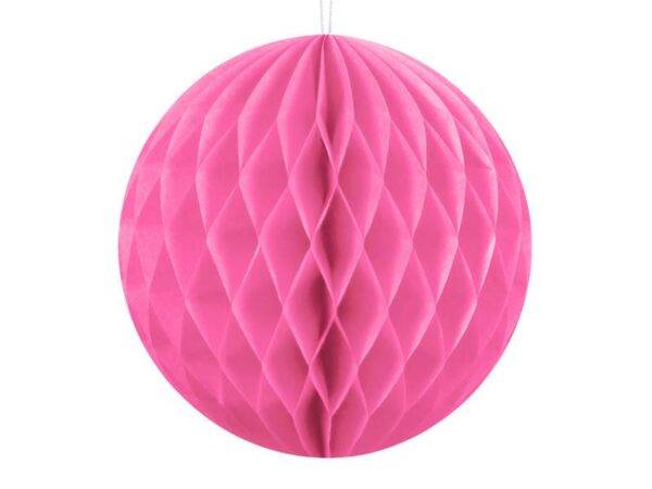 Bola de favo de mel, rosa, 10 cm