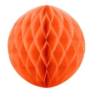 Bola Honeycomb, laranja, 20 cm