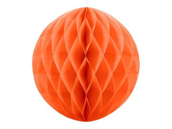 Bola Honeycomb, laranja, 20 cm