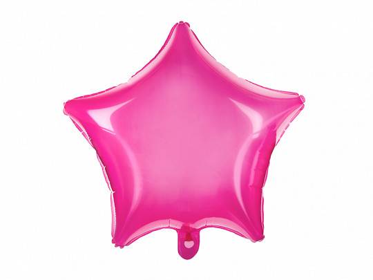 Balão de Foil Estrela Rosa