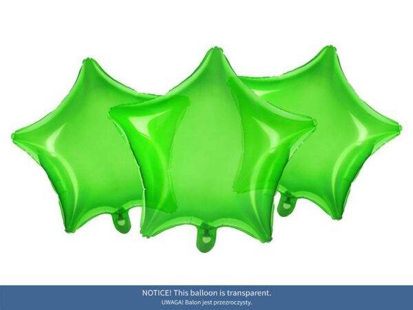 Balão de Foil Estrela 48 cm, Verde