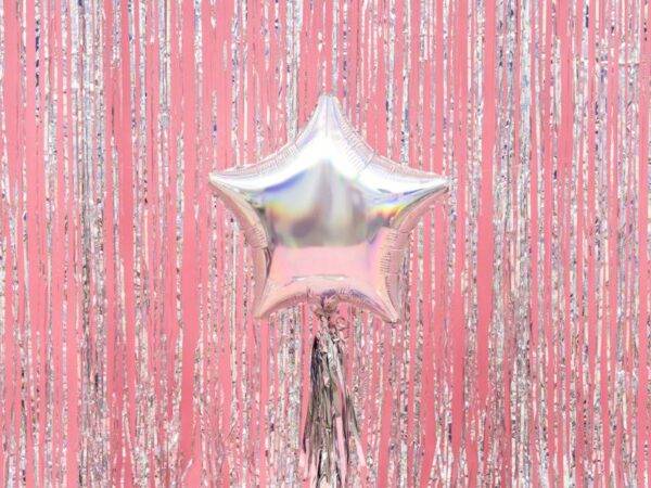 Balão de Foil Estrela 48 cm, iridescente