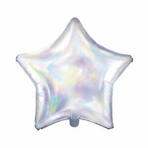 Balão de Foil Estrela 48 cm, iridescente