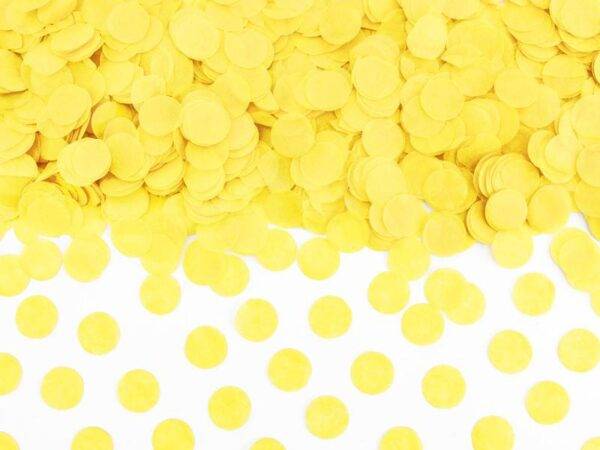 Círculos de confete, Amarelo, 15 g