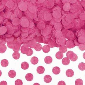 Círculos de confete, rosa escuro, 15 g
