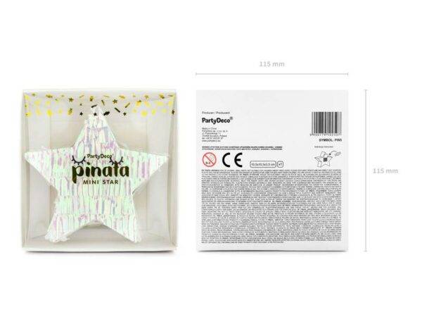 Pinhata - Estrela, 10,5x9,5x35 cm
