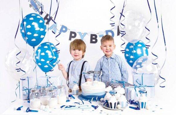 Conjunto de decorações para festas - Little Plane