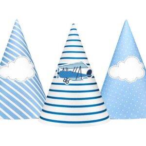Chapéus Little Plane Party, mix, 16 cm