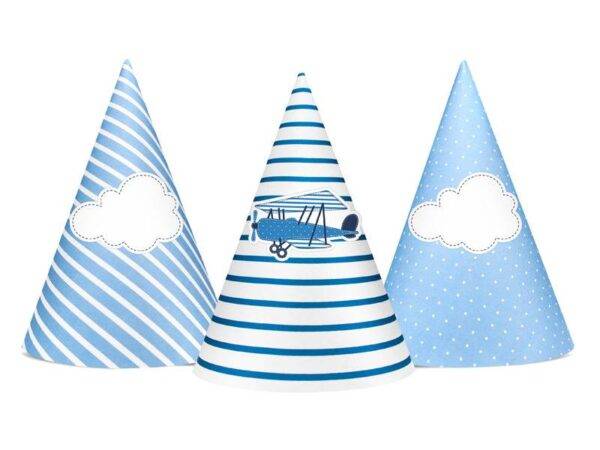 Chapéus Little Plane Party, mix, 16 cm