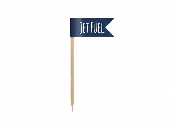 Cupcake Toppers Mini Flags Plane, mix, 7 cm
