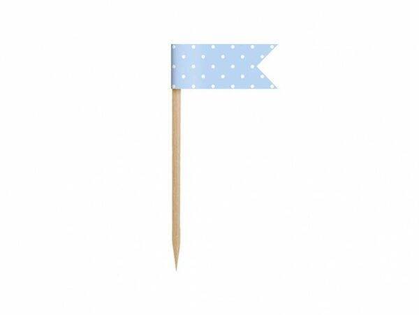 Cupcake Toppers Mini Flags Plane, mix, 7 cm