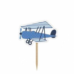 Little Plane Cupcake Toppers, 10 cm