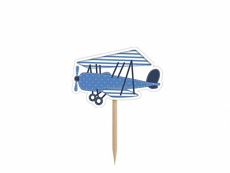 Little Plane Cupcake Toppers, 10 cm