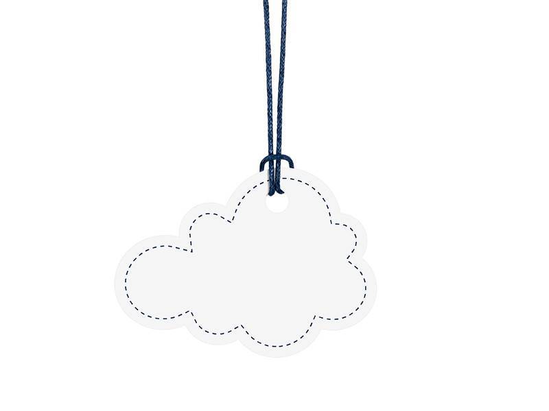 Etiquetas decorativas Little Cloud, 7,1 x 5,2 cm