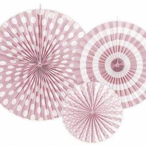 Rosetas Decorativas Rosetas decorativas Pastelove, rosa claro, com estampa,
