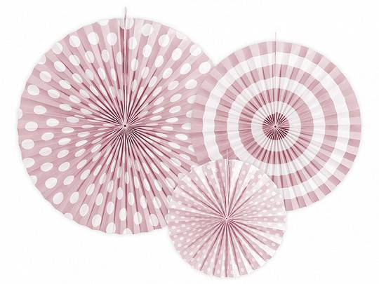 Rosetas Decorativas Rosetas decorativas Pastelove, rosa claro, com estampa,