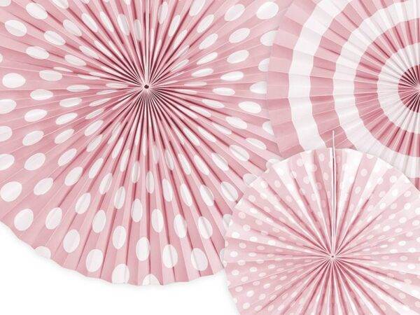 Rosetas Decorativas Rosetas decorativas Pastelove, rosa claro, com estampa,