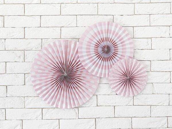 Rosetas Decorativas Rosetas decorativas Pastelove, rosa claro, com estampa,