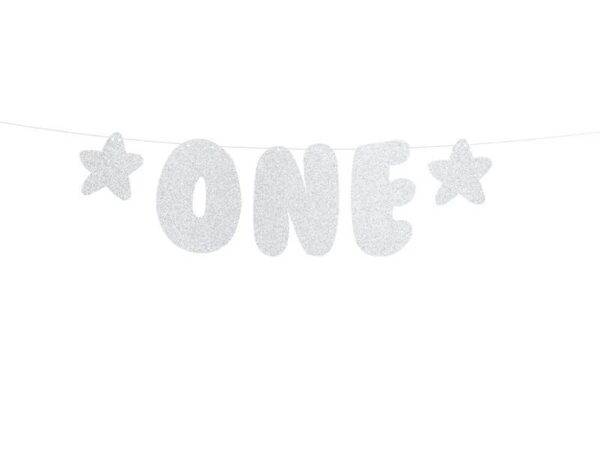 Banner 1st Birthday - One, 11.5x50 cm