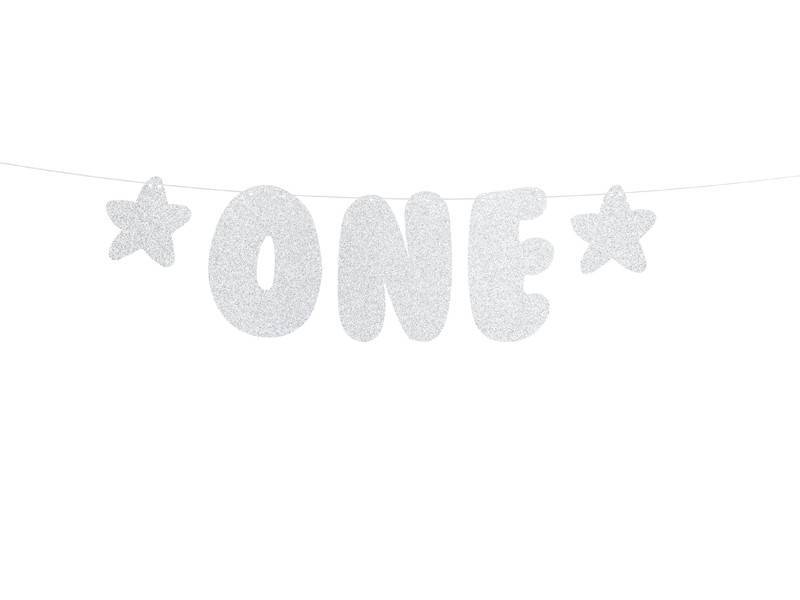 Banner 1st Birthday - One, 11.5x50 cm