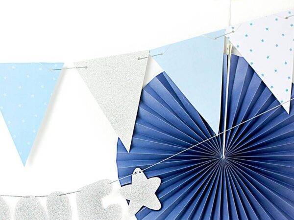 Rosetas decorativas, azul-centáurea claro