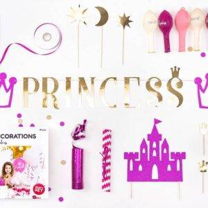 Conjunto de decorações para festas - Princesa