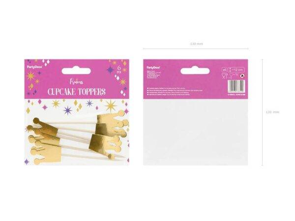 Cupcake toppers Princess - Coroas Toppers de cupcake