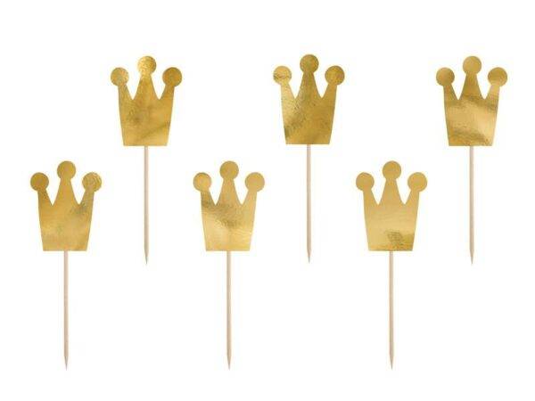 Cupcake toppers Princess - Coroas Toppers de cupcake