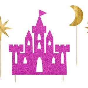 Topper de Bolo Princesa - Castelo, 17-21,5 cm