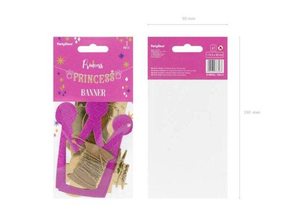 Topper de Bolo Princesa - Castelo, 17-21,5 cm
