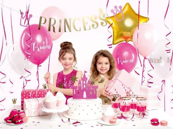 Topper de Bolo Princesa - Castelo, 17-21,5 cm