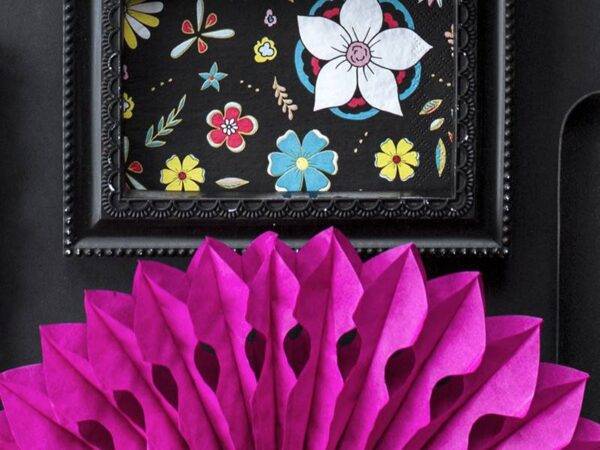 Rosetas decorativas, azul-centáurea claro