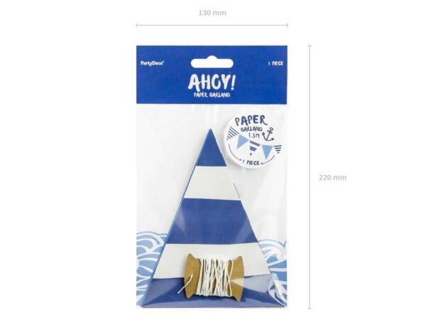 Grinalda de Bandeiras Ahoy -1,3 m