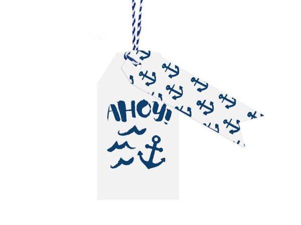 Etiquetas para presente Ahoy