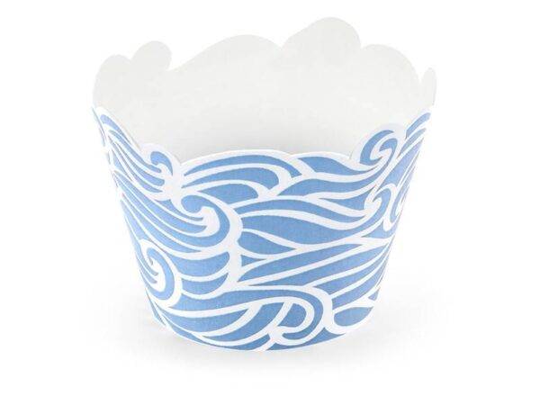 Wrappers de cupcake Ahoy, 5x7,5x 5,5 cm