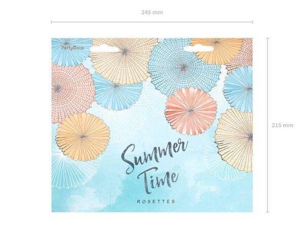 Rosetas decorativas, summer time, mistura