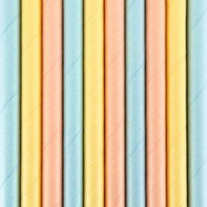 Palhinhas de papel, Summer Time 19,5 cm