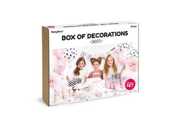 Conjunto de decorações para festas - Doces