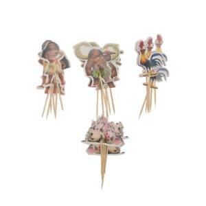 Cake Toppers do tema Vaiana Disney